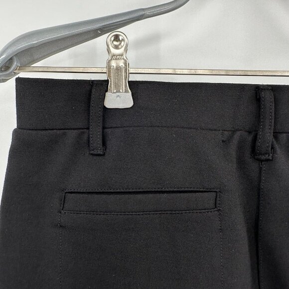 Quince Black Ultra-Stretch Ponte Straight Leg Pant 4-Pocket XS Petite 28" Womens - Picture 5 of 6